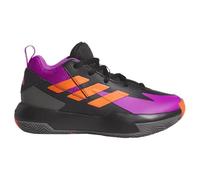 adidas Cross Em Up Select Mid Trainers Kids, Zapatillas de Baloncesto Unisex Adulto, Core Black/Purple Burst/Impact Orange, 33 EU