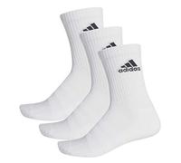 Adidas Cushioned Crew Calcetines Largo Clásico, Unisex Adulto, Blanco (White/Black), XS