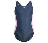 adidas Cut 3-Stripes Swimsuit Bañadores, Niñas, Multicolor (Aurora Ink/Preloved Purple/Pink Spark), 5-6 Years