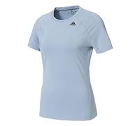 adidas D2M tee Solid Camiseta de Manga Corta, Mujer, Azul (Azutac), S