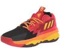 adidas Dame 8 Basketball Shoe, Red/Team Yellow/Impact Orange (Mr. Incredible), 3.5 US Unisex Big Kid