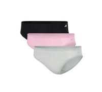 adidas Damen Unterwäsche Slip 3er Pack-Bikini (3pk) -Sport Active Light Flex-Packaged Panties Ropa Interior, Assorted_4a0562, XL Mujeres