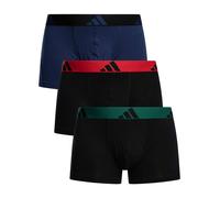 Adidas de los hombres Pack de 3 calzoncillos de algodón Active Flex, Negro