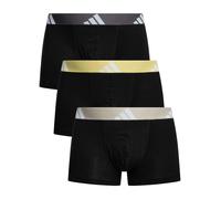 Adidas de los hombres Pack de 3 calzoncillos de algodón Active Flex, Negro