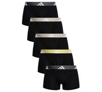 Adidas de los hombres Pack de 5 calzoncillos de algodón Active Flex, Negro