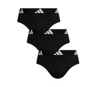 Adidas Sportswear Lote de 3 slips lisos Active Flex Cotton. Talla L. Color Negro