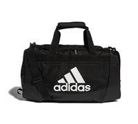 adidas Defender 4.0 - Bolsa de Lona Duradera para Deportes, Gimnasio, Viajes, para Hombres y Mujeres, Negro/Blanco, pequeña (38 L), Bolsa de Lona pequeña Defender 4