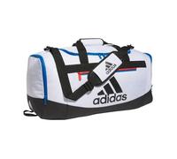adidas Defender 4 - Bolsa de Lona Mediana Unisex, Talla única, Bicolor Blanco Claro ónix/Azul Rey Brillante/Negro, Talla única, Defender 4 - Bolsa de Lona Mediana