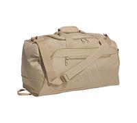 adidas Defender 5 - Bolsa de lona grande (100 l), Beige arenisca cálido/gris alúmina maravilloso, Small (42L), Defender 5.0 - Bolsa de deporte duradera para viajes, gimnasio, para hombres y mujeres