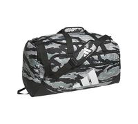 adidas Defender 5 - Bolso Grande (100 l), Essential Camo Silver Green-Black/Black, Medium (59L), Defender 5.0 Bolsa de Deporte de Viaje Duradera para Hombre y Mujer