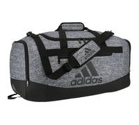 adidas Defender IV-Bolsa de Lona Mediana, Unisex Adulto, Jersey Onix Gris/Negro, Talla única