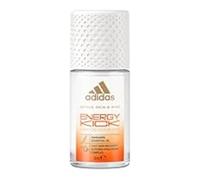 adidas Desodorante en roll-on Energy Kick Roll On con aceite de mandarina y 24 horas de frescura con fórmula respetuosa con la piel, 50 ml