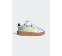 adidas Unisex bebé Disney Grand Court 3.0 Infants Shoes, Frozen Purple/Semi Frozen Lemon/GUM10, 23 1/2 EU