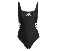 Bañador de Natación adidas 3Bandas Uback Suit Mujer Negro/Blanco 34
