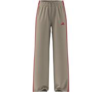 adidas Donna 3S Fashion Trackpant, Crystal Linen/Pure Ruby, S