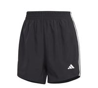 Pantalones de fitness adidas 3 bandas short high r mujer negro/bl S