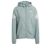 adidas Donna ADI365 Running Iconic Hooded Jacket, Wonder Sage, XXS