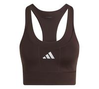 adidas Donna adi365 Running Pocket Medium Support Bra, Aurora Coffee, XS