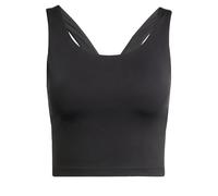 adidas Donna All Me Medium Support Bra Tank, Black, XXS