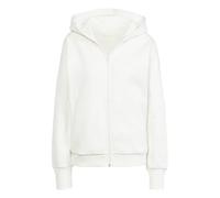 adidas Donna All SZN Fleece Full-Zip Hoodie, Off White, M