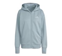 adidas Donna All SZN Fleece Full-Zip Hoodie, Wonder Sage, XS