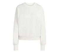 adidas Donna All SZN Fleece Loose Sweatshirt, Off White/Off White, XS