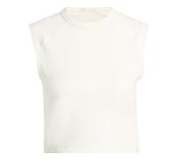adidas Donna All SZN Rib Tank, Off White, XS