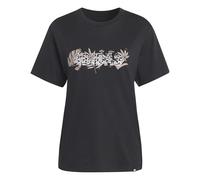 adidas Donna Animal Graphic T-Shirt, Black, M