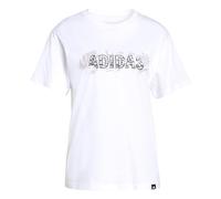 adidas Donna Animal Graphic T-Shirt, White, S
