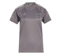 adidas Donna Audi Formula One Team Driver Jersey Replica Short Sleeve Women, Grey strata/Iron Met., XXL