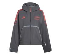 adidas Donna AUDI FORMULA ONE TEAM MECHANICS RAIN JACKET, utility black/hi-res red, XS
