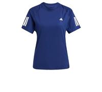 Adidas Donna Club 3 Stripe Tennis Climacool T-Shirt, Dark Blue, M