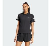 adidas Donna Club Tennis Climacool 3-Stripes Polo, Black, XXS