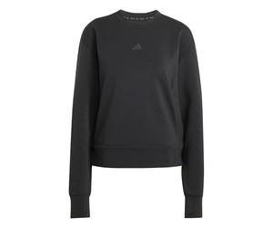 adidas Donna D4T Workout Warm Up Crew Neck, Black, XXS