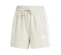 Adidas Donna Essentials 3-Stripes Cotton Shorts, Wonder Alumina/White, XL