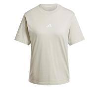 Camiseta Essentials 3-Stripes Mujer Talla XS. Color Beige