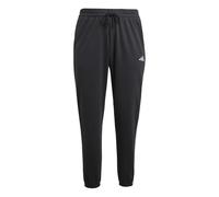 Adidas Donna Essentials 3-Stripes French Terry Cuffed Pants, Black/White, M