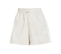 adidas Donna Essentials 3-Stripes Lifestyle Woven Shorts, Wonder Alumina/White, L