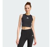 adidas Donna Essentials 3-Stripes Padded Tank, Black, L