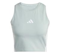adidas Donna Essentials 3-Stripes Padded Tank, Wonder Sage, L