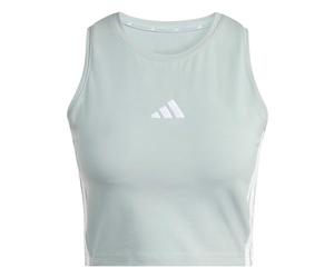 adidas Donna Essentials 3-Stripes Padded Tank, Wonder Sage, L
