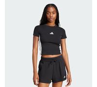 ADIDAS SPORTSWEAR Camiseta funcional 'Essentials' negro / blanco XXXS-XXS negro / blanco