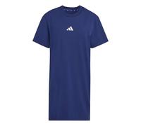 adidas Donna Essentials 3-Stripes tee Dress, Dark Blue/White, M