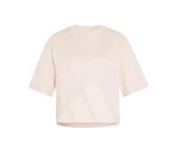 adidas Donna Essentials Big Logo Boyfriend T-Shirt, Blush Pink/Pink Tint, M