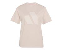adidas Donna Essentials Big Logo Cotton T-Shirt, Blush Pink/Pink Tint, M