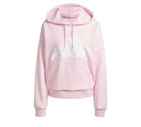 Adidas Donna Essentials Big Logo French Terry Loose Hoodie, Clear Pink/White, XXL
