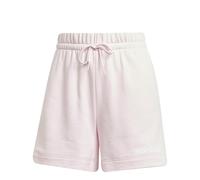 adidas Donna Essentials Linear French Terry Shorts, Clear Pink/White, XS