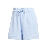 adidas Donna Essentials Linear French Terry Shorts, Glow Blue/White, XS