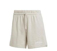 adidas Mujer Essentials Linear French Terry Shorts, Wonder Alumina/White, XS
