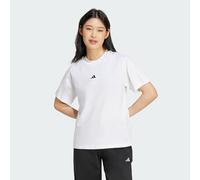 Adidas Camiseta Essentials Small Logo de Algodón Mujer Blanco/Negro XS